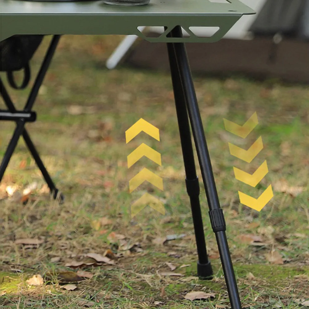 Outdoor Furniture Diy - 折りたたみ式キャンプテーブル脚 高さ調節可能 折りたたみ式家具脚 DIYコーヒーテーブル脚 キャンプ用品 アウトドア旅行